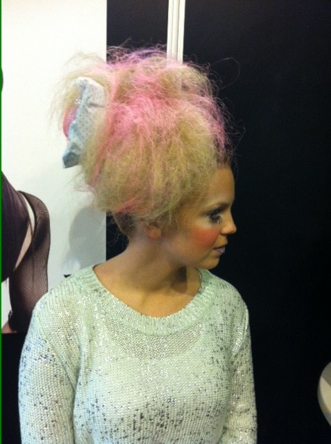 Camilla sin modell,under utdanningsmessa..